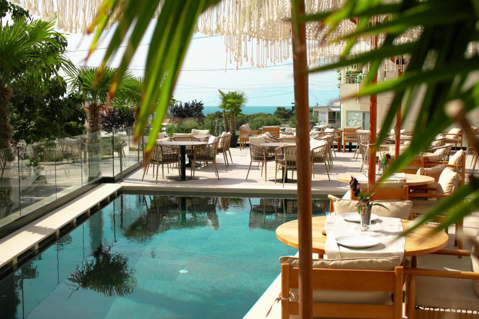 La Luna Hotel Ksamil Buitenkant foto